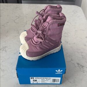 Adidas Kids Superstar 360 Boot - Purple